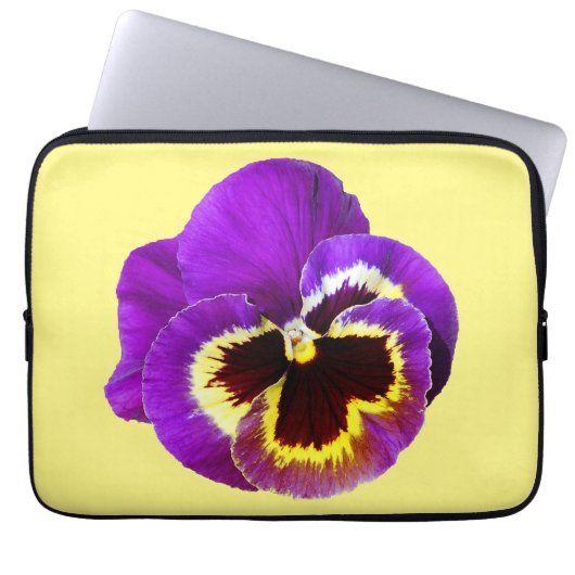 Housse Pour Ordinateur Portable Belle sansy violet (Devant)