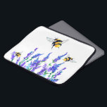 Housse Pour Ordinateur Portable Belles fleurs de printemps et les abeilles volent<br><div class="desc">Belles fleurs de printemps et abeilles Voler - Dessin Nature Sweet Honey Bee - Choisissez / Ajouter votre texte favori / Couleur - Faites votre cadeau unique - Redimensionnez et déplacez ou retirez et ajoutez des éléments avec outil de personnalisation! - Dessin et design par MIGNED. Vous pouvez également transférer...</div>