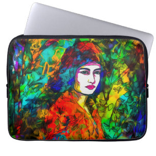 Housse Pour Ordinateur Portable Beret rouge