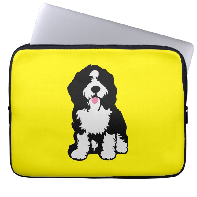 Housse Pour Ordinateur Portable Bernedoodle (Devant)