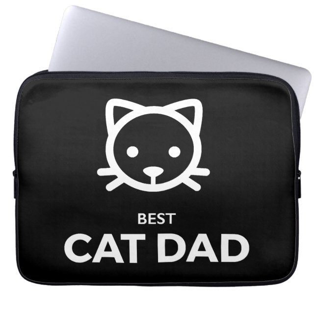Housse Pour Ordinateur Portable Best Cat Papa (Devant)