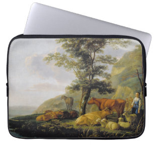 Housse Pour Ordinateur Portable Béton près d'une rivière Aelbert Cuyp