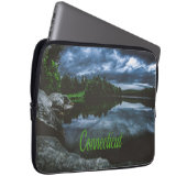 Housse Pour Ordinateur Portable Beutiful Lake Trees du Connecticut (Devant droit)