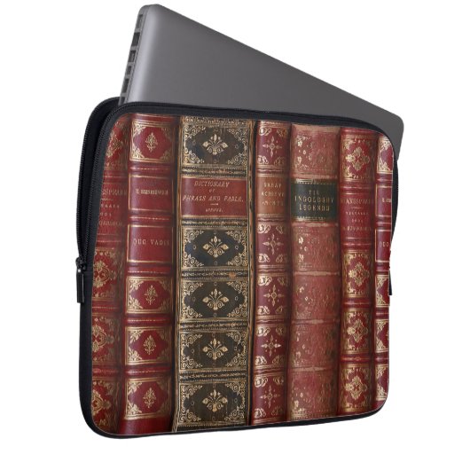 Housse Pour Ordinateur Portable Bibliothèque de livres très anciens (Devant droit)