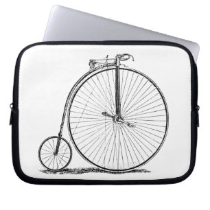 Housse Pour Ordinateur Portable Bicyclette à grande roue Penny Farthing