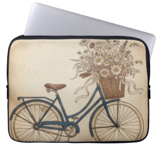 Housse Pour Ordinateur Portable bicyclette vintage