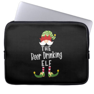 Housse Pour Ordinateur Portable Bière Boire Elf Groupe Noël Anniversaire
