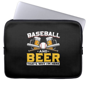 Housse Pour Ordinateur Portable Bière Boveur Baseball Bière Humour Anniversaire