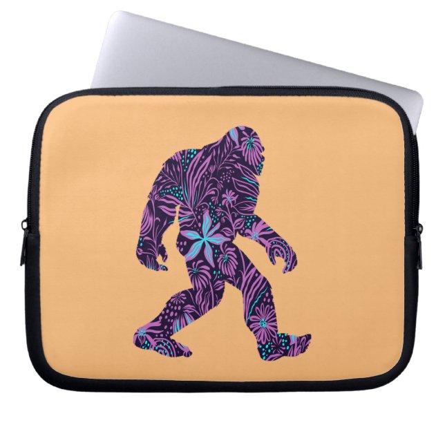 HOUSSE POUR ORDINATEUR PORTABLE BIGFOOT FLORAL (Devant)
