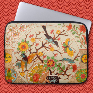 Housse Pour Ordinateur Portable Birds and Butterflies Neoprene Laptop Sleeve