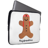 Housse Pour Ordinateur Portable Biscuit Ninjabreadman (biscuit) (Devant droit)