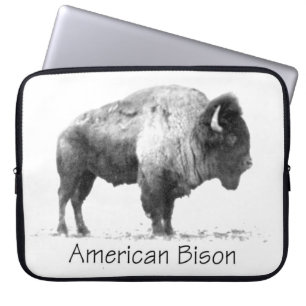Housse Pour Ordinateur Portable Bison américain