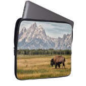 Housse Pour Ordinateur Portable Bison dans le Tetons (Devant droit)