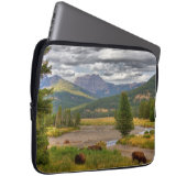 Housse Pour Ordinateur Portable Bison de Yellowstone (Devant droit)