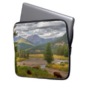Housse Pour Ordinateur Portable Bison de Yellowstone (devant gauche)