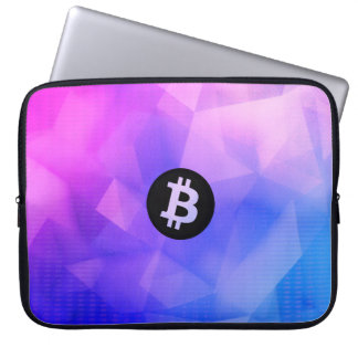 Housse Pour Ordinateur Portable Bitcoin Crystal (Miami Style 2)