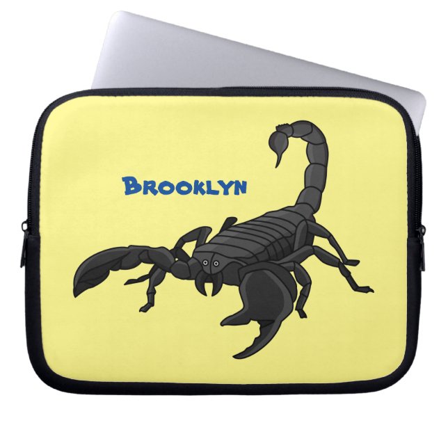 Housse Pour Ordinateur Portable Black hungry scorpion (Devant)