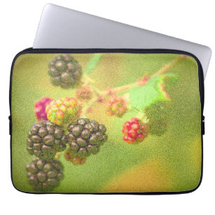 Housse Pour Ordinateur Portable "Blackberries Fruit Plante" Photo mignonne. Comman