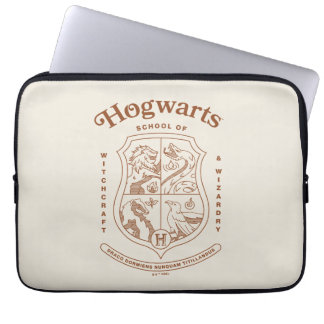 Housse Pour Ordinateur Portable Blason de l'école de sorcellerie et de magie HOGWA