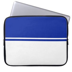 Housse Pour Ordinateur Portable Bleu blanc de la Marine royale