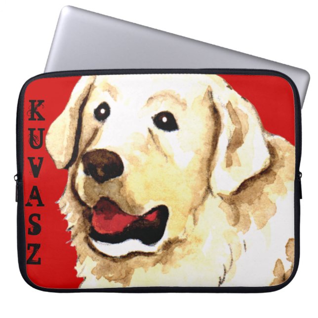 Housse Pour Ordinateur Portable Bloc couleur Kuvasz (Devant)