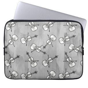 Housse Pour Ordinateur Portable Blocs de violon coloré