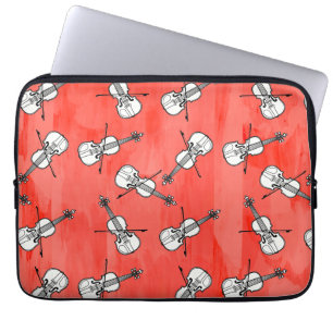 Housse Pour Ordinateur Portable Blocs de violon coloré