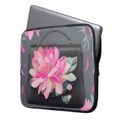 Housse Pour Ordinateur Portable Blooming Roses art IA (devant gauche)