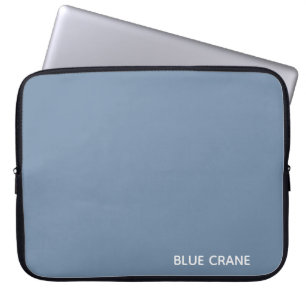 Housse Pour Ordinateur Portable Blue Crane bleu color