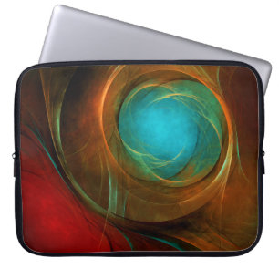 Housse Pour Ordinateur Portable Blue Eye Moderne Abstrait Art Cool Motif #16