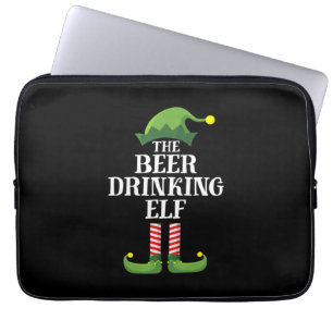Housse Pour Ordinateur Portable Boire de la bière Noël Anniversaire