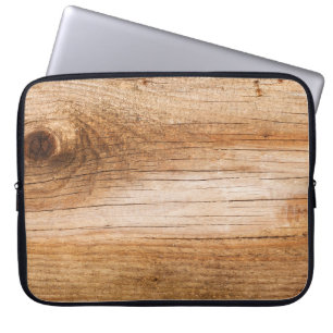 Housse Pour Ordinateur Portable Bois de sapin naturel : surface texturée