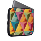Housse Pour Ordinateur Portable Bold Geometric Triangle Pattern  (Devant droit)