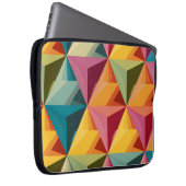 Housse Pour Ordinateur Portable Bold Geometric Triangle Pattern  (Devant droit)