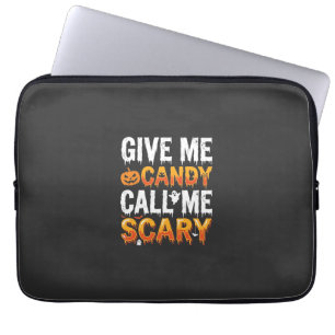 Housse Pour Ordinateur Portable Bonbons Halloween Création Fantôme Effrayant_1