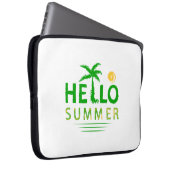 Housse Pour Ordinateur Portable Bonjour été (Devant droit)