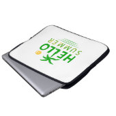 Housse Pour Ordinateur Portable Bonjour été (Devant bas)