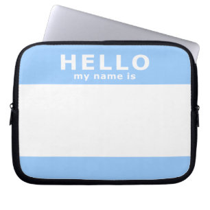 Housse Pour Ordinateur Portable bonjour mon nom est