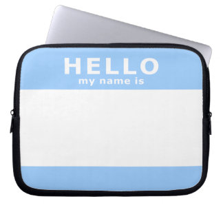 Housse Pour Ordinateur Portable bonjour mon nom est