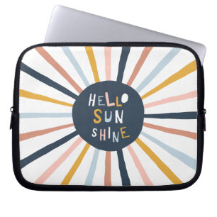 Housse Pour Ordinateur Portable Bonjour Sunshine