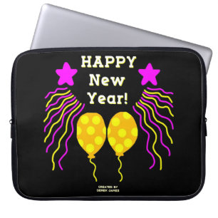 Housse Pour Ordinateur Portable Bonne Année Souhaite Neoprène Portable Sleeve