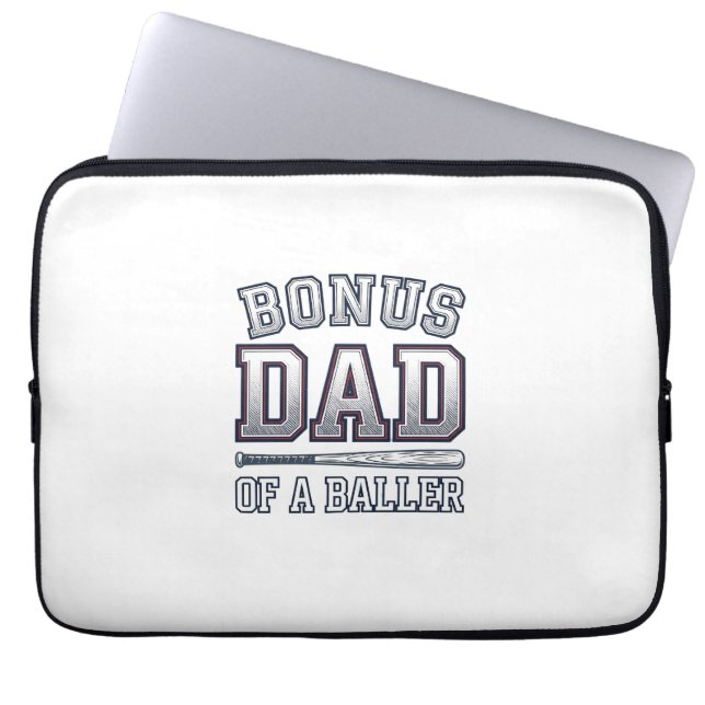 Housse Pour Ordinateur Portable Bonus Dad of a Baller Vintage Sports Shirt Design_ (Devant)