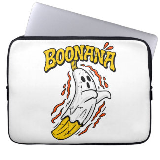 Housse Pour Ordinateur Portable Boonana Mignon Fantôme Banane Halloween