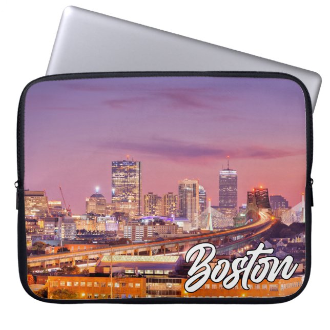 Housse Pour Ordinateur Portable Boston, Massachusetts, États-Unis (Devant)