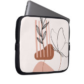 Housse pour ordinateur portable botanique abstrait (Devant droit)