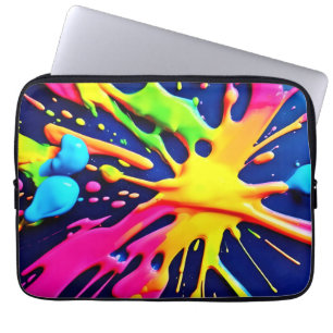 Housse Pour Ordinateur Portable Bouffées De Neon Viviles