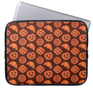 Housse Pour Ordinateur Portable Boulangerie sans couture motif, texture. Boutique 