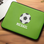 Housse Pour Ordinateur Portable Boule de football personnalisée<br><div class="desc">Balle de football Conception personnalisée pour enfants.</div>