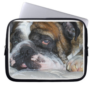 Housse Pour Ordinateur Portable Bouledogue anglais