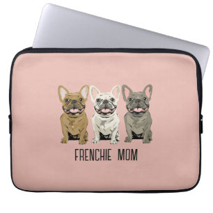 Housse Pour Ordinateur Portable Bouledogue Français, Maman Frenchie